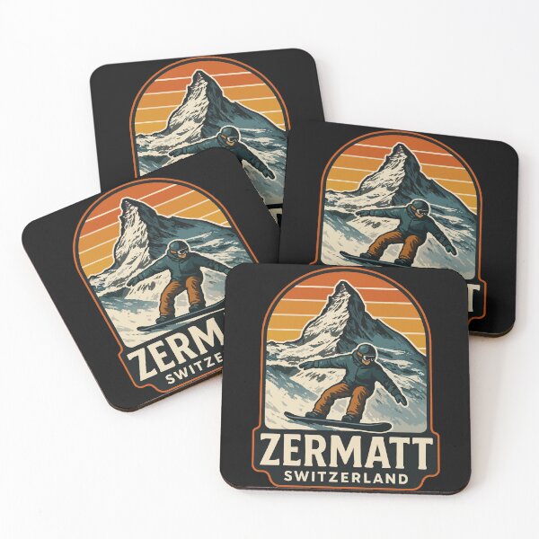 Item preview, Zermatt Switzerland Retro Vintage Travel designed and sold by TomFrontierArt.