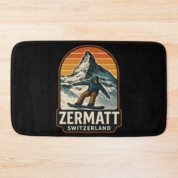 Item preview, Zermatt Switzerland Retro Vintage Travel designed and sold by TomFrontierArt.
