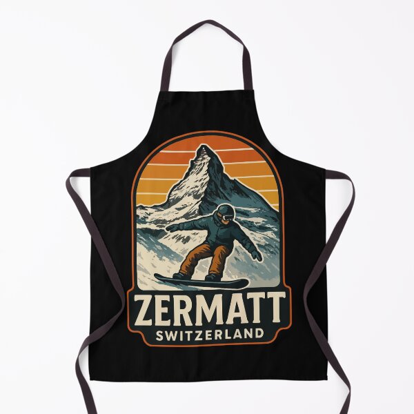 Item preview, Zermatt Switzerland Retro Vintage Travel designed and sold by TomFrontierArt.