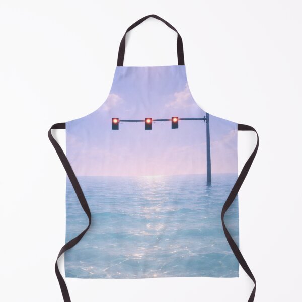 Item preview, Surreal Ocean Traffic Light – Liminal Dreamscape Aesthetic Design designed and sold by 486DesignCo.