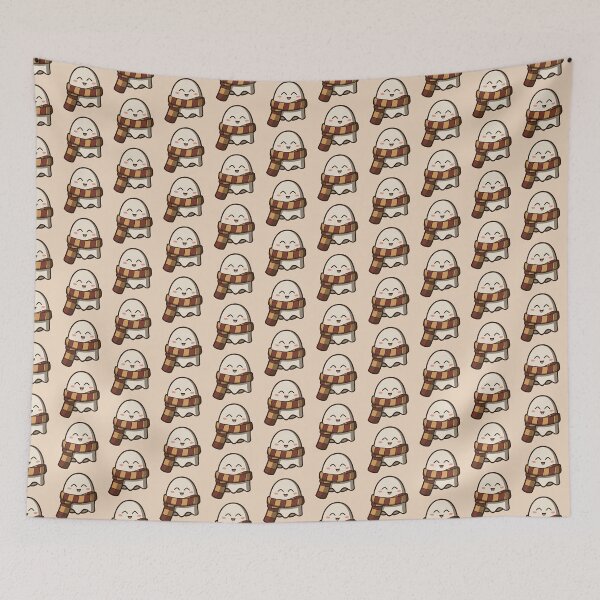 Item preview, Cute Ghost Scarf – Cozy Autumn Illustration designed and sold by xMamako.