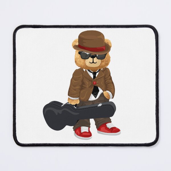 Item preview, Cool Mafia Teddy Bear With Guitar Case designed and sold by Bhonard 21.