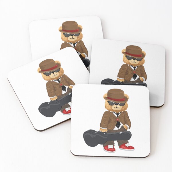 Item preview, Cool Mafia Teddy Bear With Guitar Case designed and sold by Bhonard 21.
