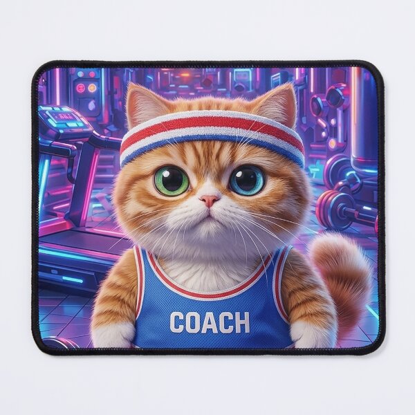 Item preview, Cyber-Fitness Coach 2026 designed and sold by CataosMeow.