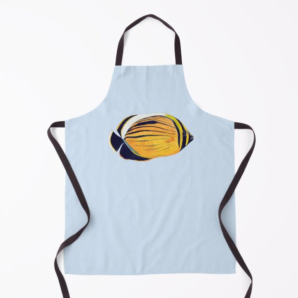 Item preview, BLACKTAIL BUTTERFLYFISH-Chaetodon austriacus designed and sold by BEATRIZ ABAITUA.