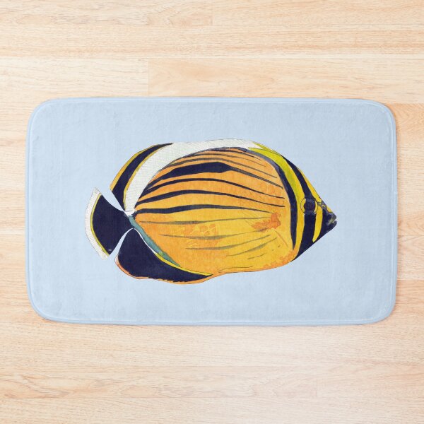 Item preview, BLACKTAIL BUTTERFLYFISH-Chaetodon austriacus designed and sold by BEATRIZ ABAITUA.