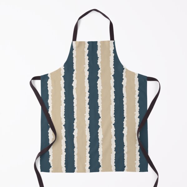 Item preview, Coastal Indigo & Sand Hand-Painted Stripes designed and sold by DapperStudioByL.