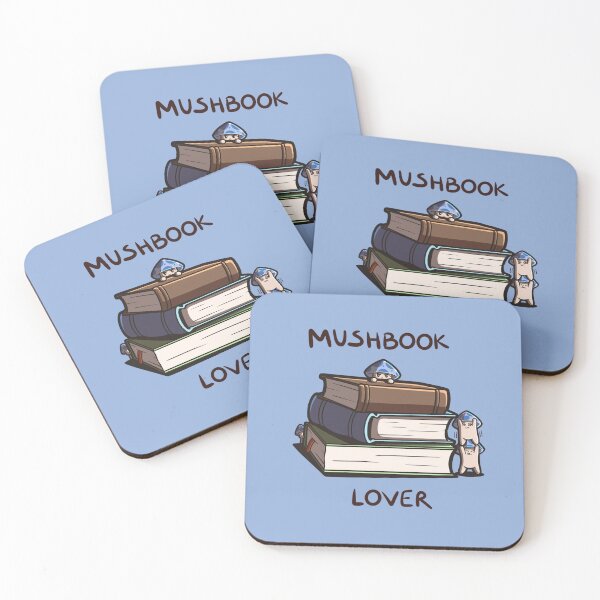 Item preview, Mushbook Lover – Cozy Books & Cute Mushroom Illustration designed and sold by xMamako.