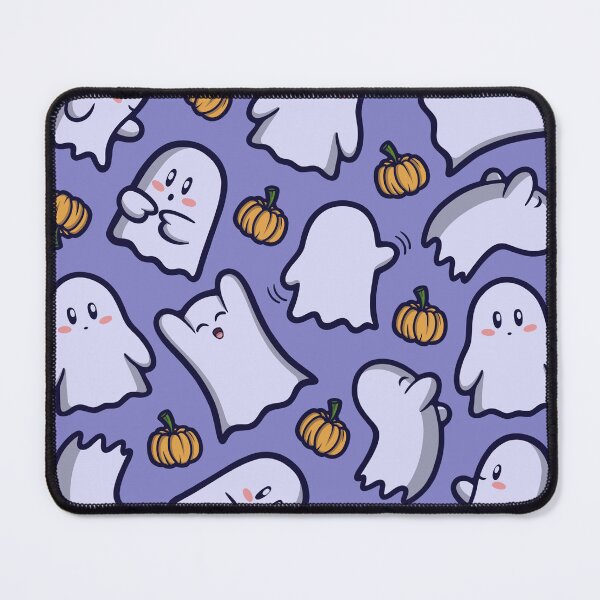 Item preview, Cute Ghost Pattern – Kawaii Halloween Ghosts & Pumpkins Design designed and sold by xMamako.