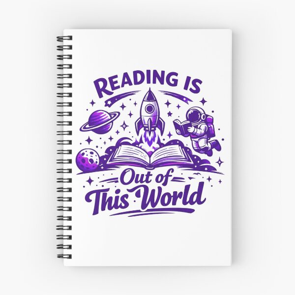 Item preview, Reading is Out of This World T-Shirt designed and sold by MerchlyMike.