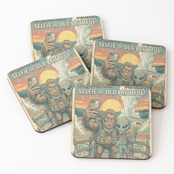 Item preview, Squatch & The Alien Travel - Yellowstone designed and sold by 3D SONS SUPPLY.