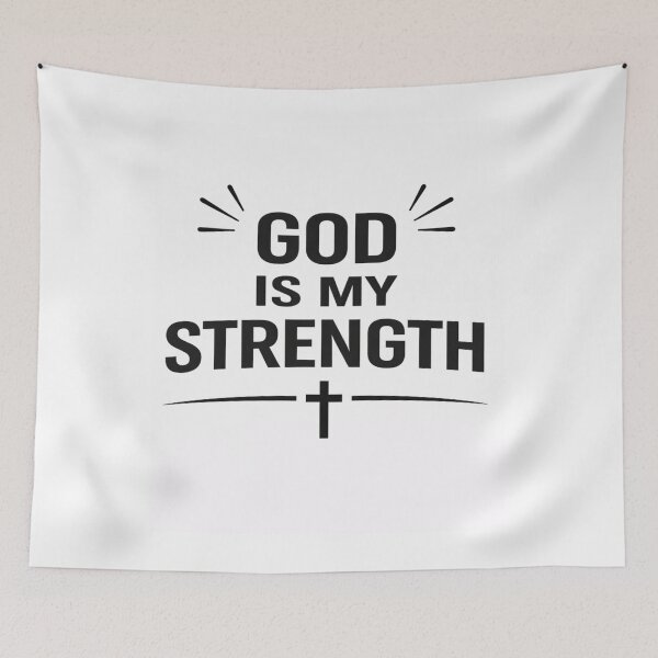 Item preview, God is my strength designed and sold by MARSHORY.