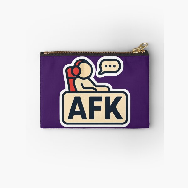 Item preview, AFK – Funny Gamer Minimalist Sticker designed and sold by MerlinWear.