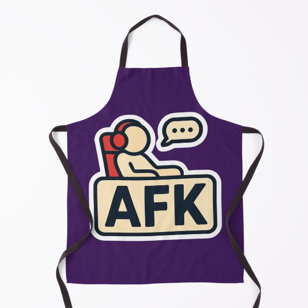 Item preview, AFK – Funny Gamer Minimalist Sticker designed and sold by MerlinWear.