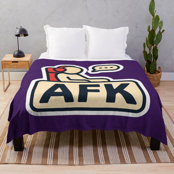 Item preview, AFK – Funny Gamer Minimalist Sticker designed and sold by MerlinWear.