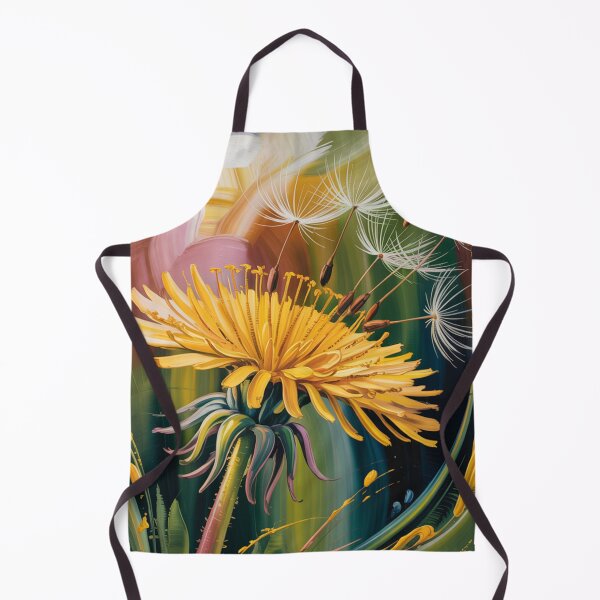 Item preview, Yellow dandelion,oil paint. designed and sold by elegantpaterns.
