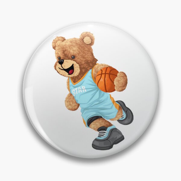 Artikelvorschau, Basketball-Teddybär-Spieler-Actionpose entworfen und verkauft von Bhonard 21.