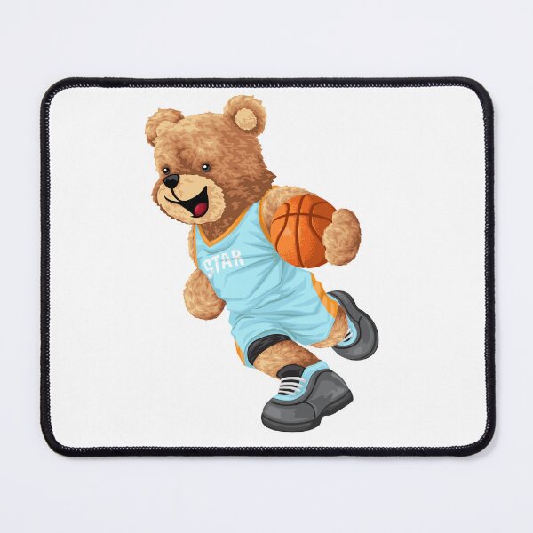 Item preview, Basketball Teddy Bear Player Action Pose designed and sold by Bhonard 21.