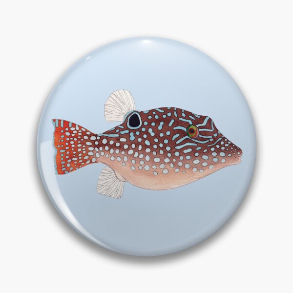 Item preview, BLUE SPOT PUFFER- Canthigaster solandri designed and sold by BEATRIZ ABAITUA.