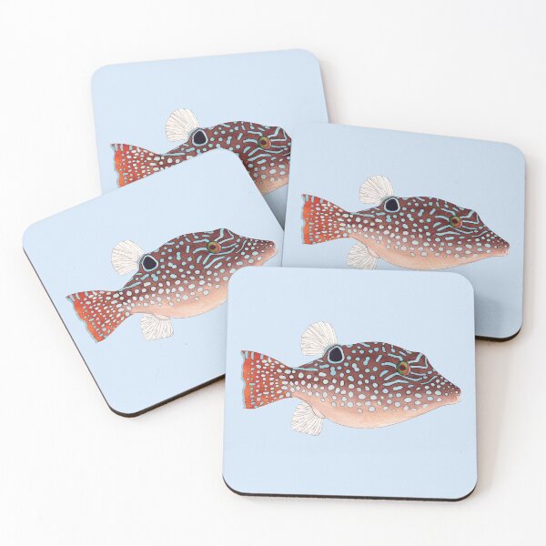 Item preview, BLUE SPOT PUFFER- Canthigaster solandri designed and sold by BEATRIZ ABAITUA.