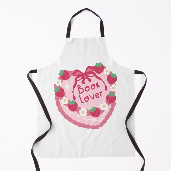 Item preview, Book lover strawberry cake designed and sold by bloominmoonart.