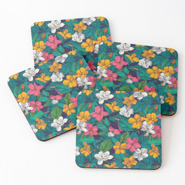 Item preview, Fragrant Gardenias Print  - Flower Garden Pattern  - Gift Ideas For Men designed and sold by RoyalStarsPatts.