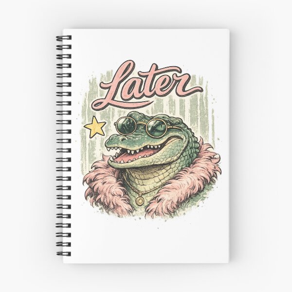 Item preview, Funny Alligator Aesthetic – Later Gator Vintage Style Design designed and sold by DoodloraStudio.