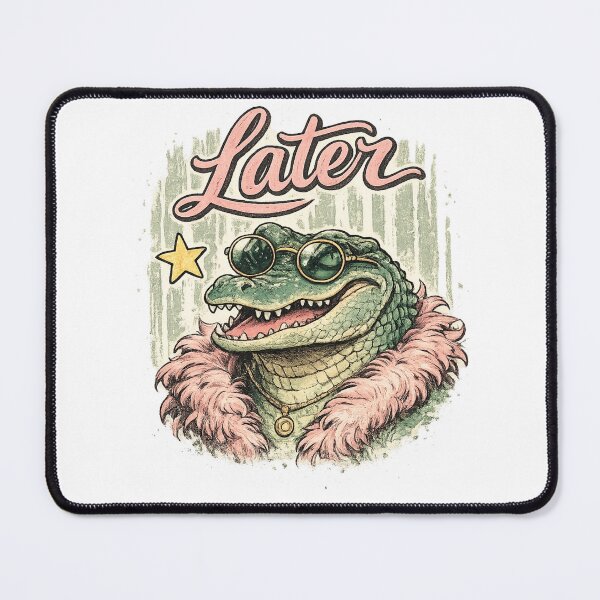 Item preview, Funny Alligator Aesthetic – Later Gator Vintage Style Design designed and sold by DoodloraStudio.