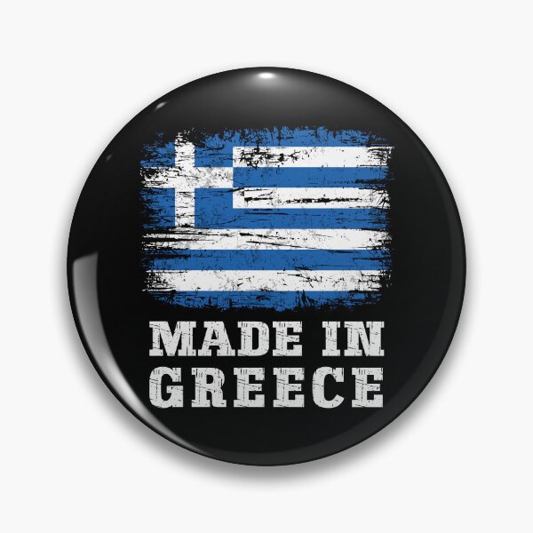 Item preview, Made In Greece Distressed Flag Heritage Pride designed and sold by Dmetalx Art Apparel.