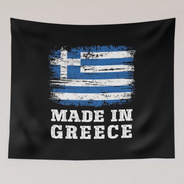 Item preview, Made In Greece Distressed Flag Heritage Pride designed and sold by Dmetalx Art Apparel.