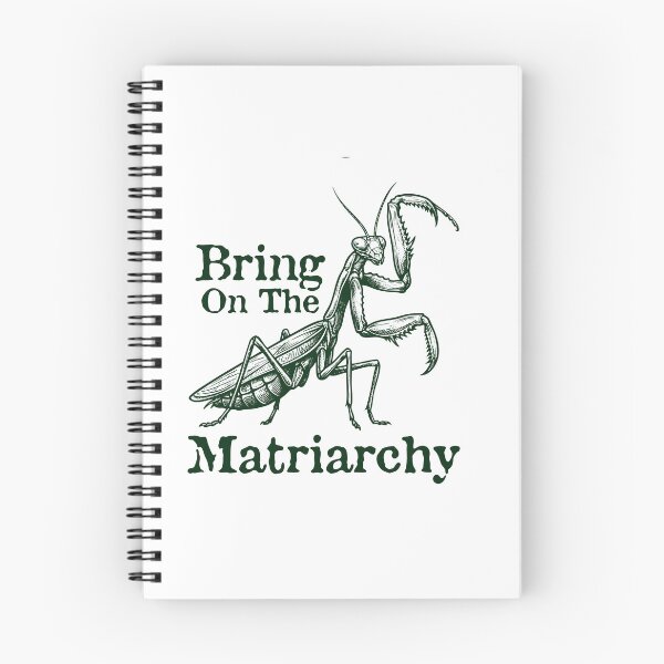 Item preview, Bring On The Matriarchy Feminist Praying Mantis designed and sold by gunaone-design.