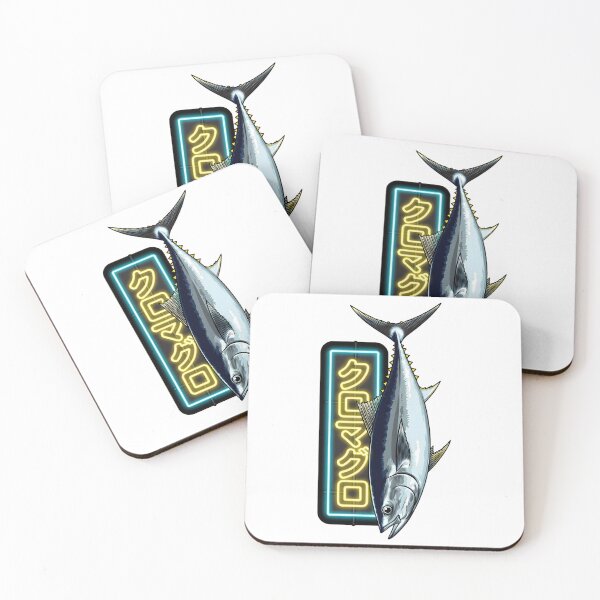 Item preview, Japanese Bluefin Tuna Neon Market Badge designed and sold by octozap.