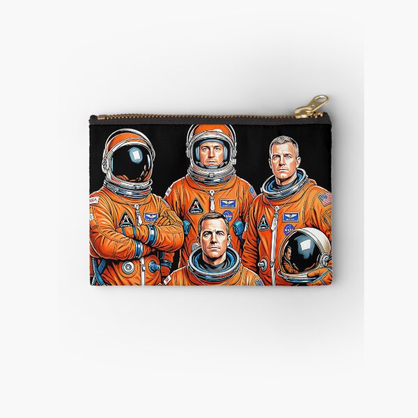 Item preview, christina koch Space Crew Astronaut Team Orange Suit Mission Portrait Retro Sci-Fi  designed and sold by graphixpolash.