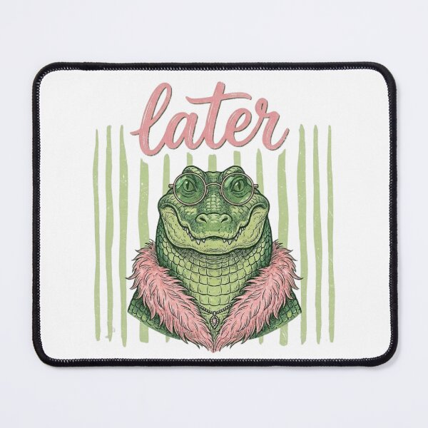 Item preview, Later Gator – Funny Alligator Meme Vintage Retro Aesthetic Design designed and sold by DoodloraStudio.