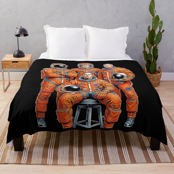 Item preview, christina koch Space Crew Astronaut Team Orange Suit Mission Portrait Retro Sci-Fi  designed and sold by graphixpolash.