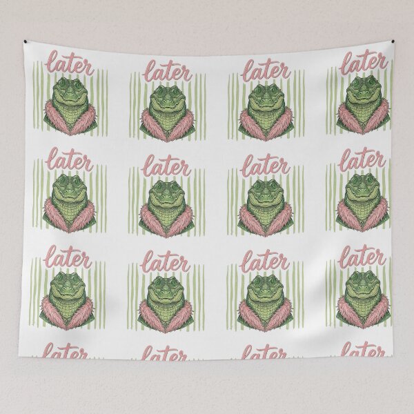 Item preview, Later Gator – Funny Alligator Meme Vintage Retro Aesthetic Design designed and sold by DoodloraStudio.