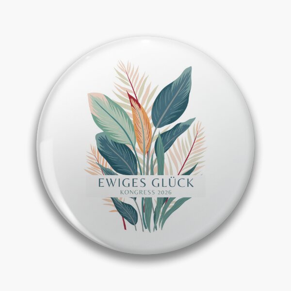 Item preview, JW Congress 2026 Eternal Happiness - Abstract Plants designed and sold by Bilderbuchblume.