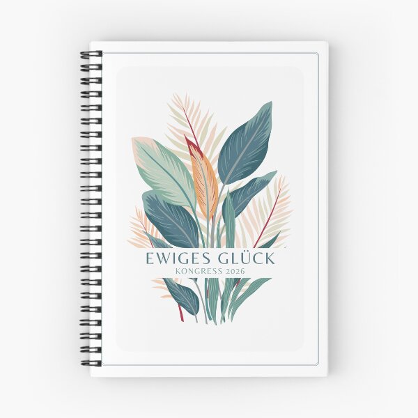 Item preview, JW Congress 2026 Eternal Happiness - Abstract Plants designed and sold by Bilderbuchblume.