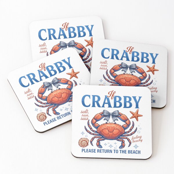 Item preview, If Crabby Please Return To The Beach T-Shirt | Funny Cranky Crab Summer Vacation Gift | Salty Sun Sassy Marine Life Design designed and sold by Shivartdesign36.