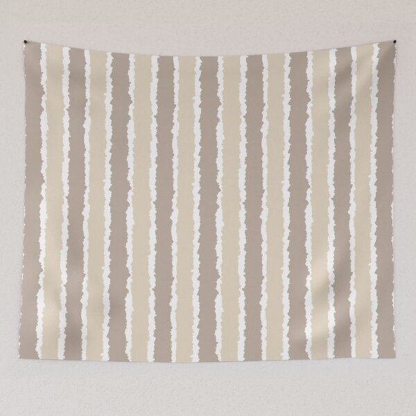 Item preview, Neutral Sand & Taupe Hand-Painted Stripes designed and sold by DapperStudioByL.