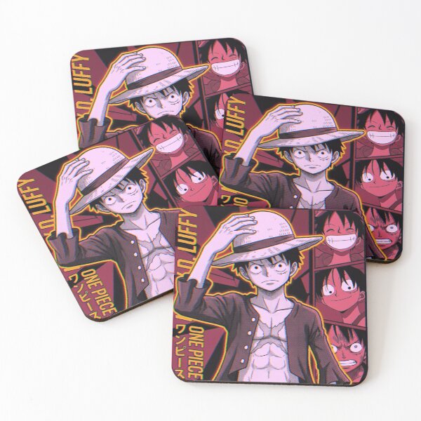 Item preview, Monkey D. Luffy retro poster design designed and sold by Moonshroomarts.