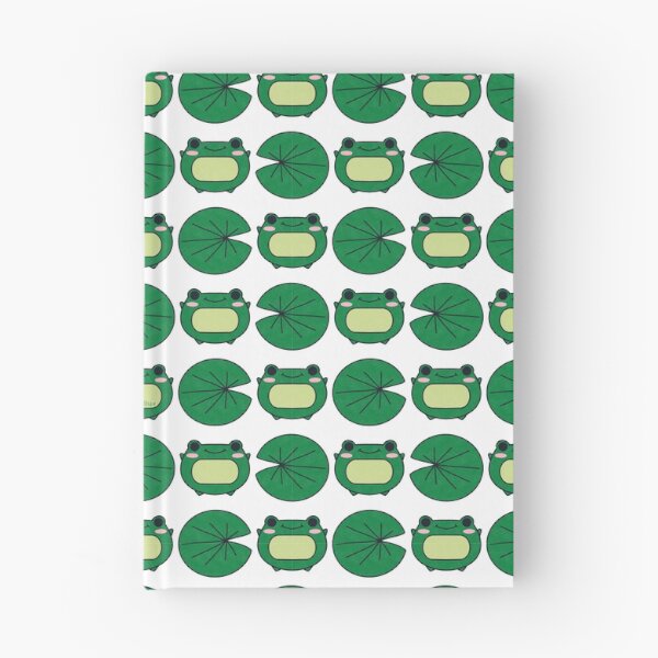 Item preview, Cute Kawaii Chibi Frog with Lily Pad Pattern designed and sold by DrawnByAllu.
