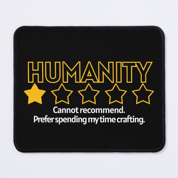 Item preview, Humanity One Star - Rather be crafting! designed and sold by Cut & Paste Productions.
