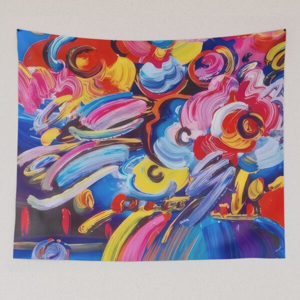 Item preview, peter max (20) - Peter Max Style Psychedelic Pop Art — Bold Colors Cosmic Retro 60s Print designed and sold by KirstenShShop.