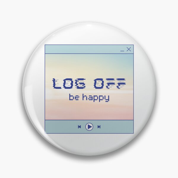 Item preview, log off, be happy // y2k aesthetic designed and sold by zlivy.