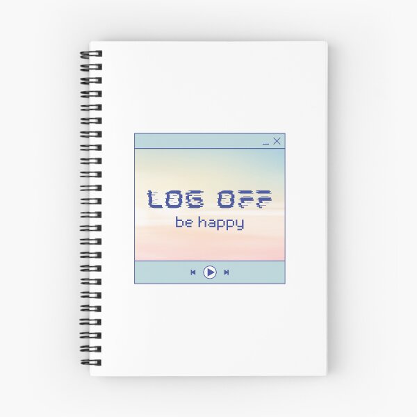Item preview, log off, be happy // y2k aesthetic designed and sold by zlivy.