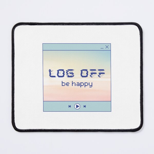 Item preview, log off, be happy // y2k aesthetic designed and sold by zlivy.