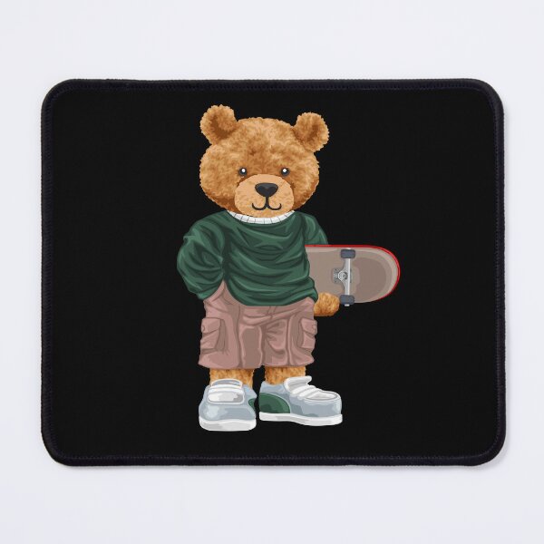 Item preview, Skater Teddy Bear With Skateboard Style designed and sold by Bhonard 21.