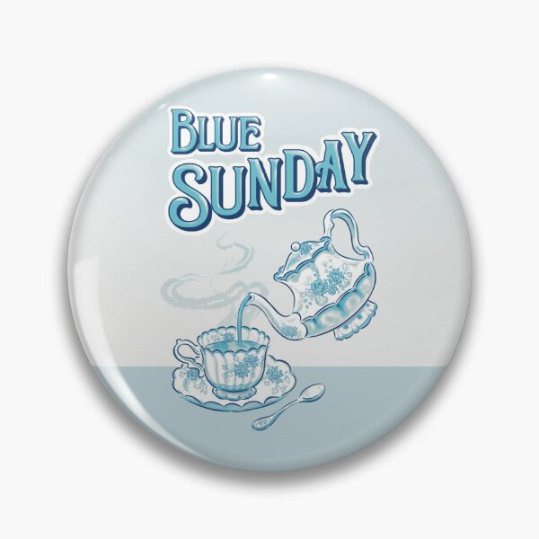 Item preview, Blue Sunday title & tea designed and sold by operamariposa.