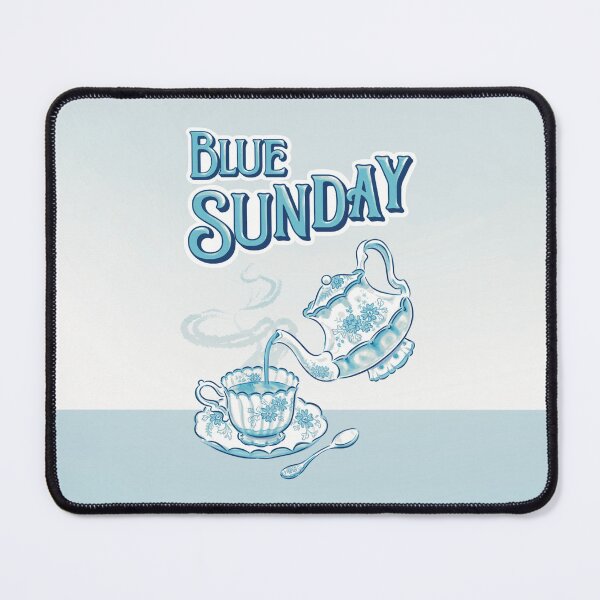 Item preview, Blue Sunday title & tea designed and sold by operamariposa.